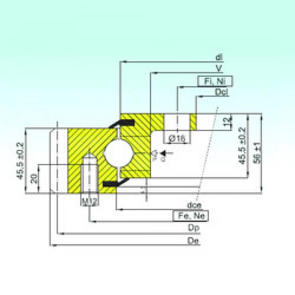 thrust ball bearing applications EBL.20.0414.201-2STPN ISB #1 image