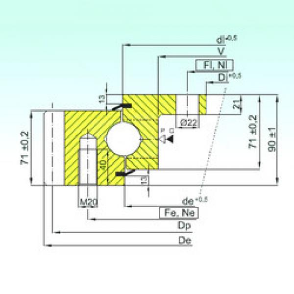 thrust ball bearing applications EBL.30.0955.200-1STPN ISB #1 image