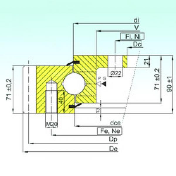 thrust ball bearing applications EBL.30.1455.201-2STPN ISB #1 image