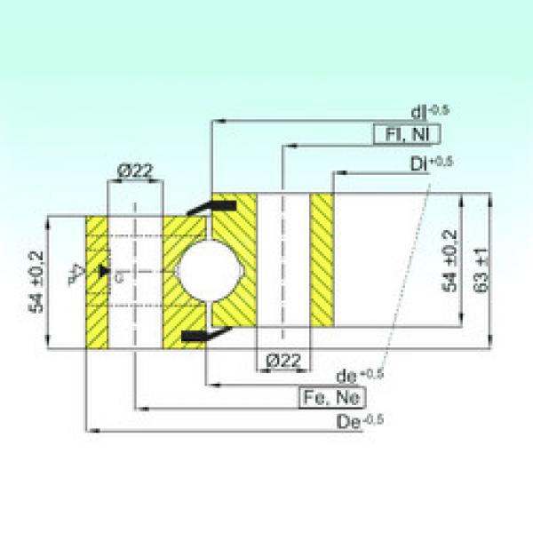 thrust ball bearing applications NB1.25.0755.200-1PPN ISB #1 image