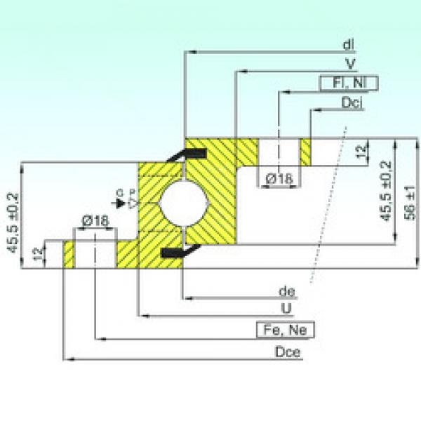 thrust ball bearing applications NBL.20.0844.201-2PPN ISB #1 image