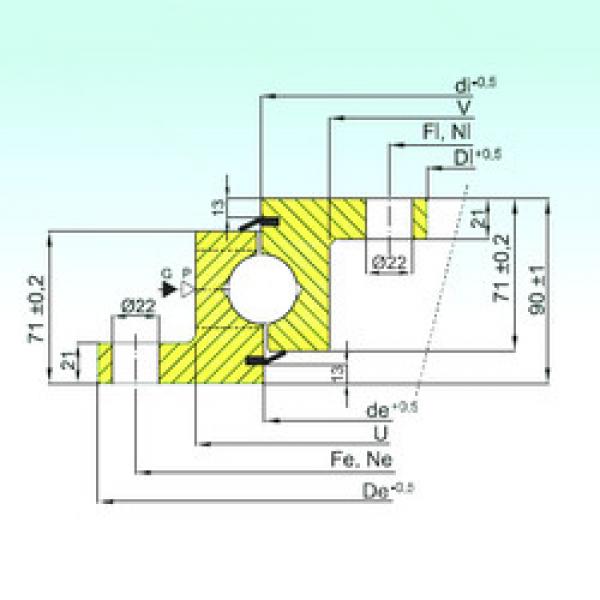 thrust ball bearing applications NBL.30.0955.200-1PPN ISB #1 image