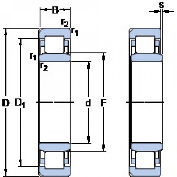 thrust ball bearing applications NU 1080 N2MA SKF #1 image