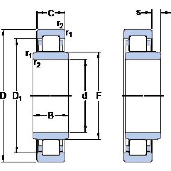 thrust ball bearing applications NUB 248 MA SKF #1 image