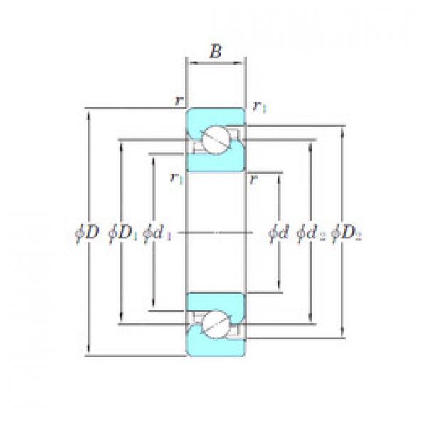 thrust ball bearing applications SAC1747B KOYO #1 image