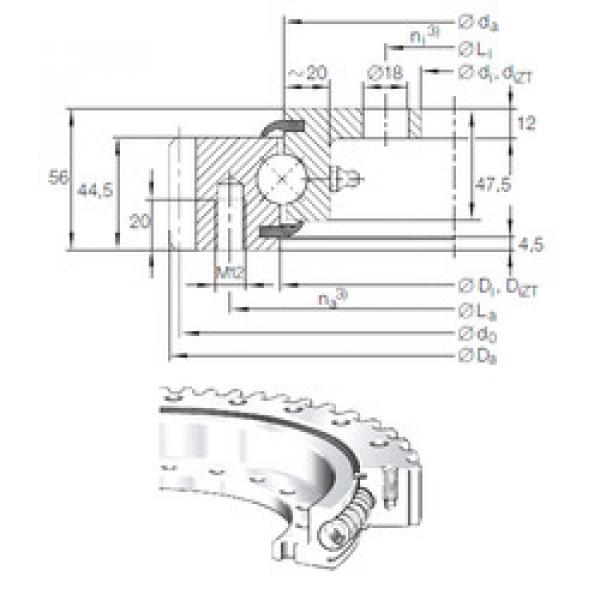 thrust ball bearing applications VLA 20 0644 N INA #1 image