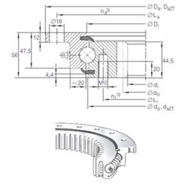 thrust ball bearing applications VLI 20 0944 N INA #1 image