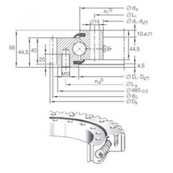 thrust ball bearing applications VSA 20 0414 N INA #1 image