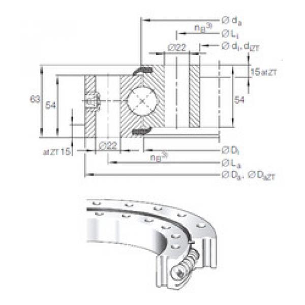 thrust ball bearing applications VSU 25 0855 INA #1 image