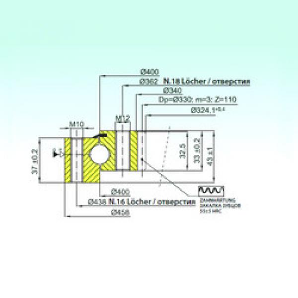 thrust ball bearing applications ZB1.16.0400.200-1RTTN ISB #1 image