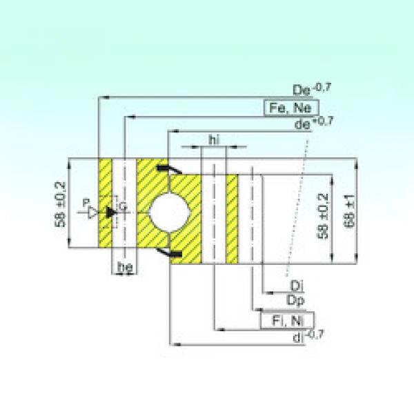 thrust ball bearing applications ZB1.25.1204.400-1SPPN ISB #1 image