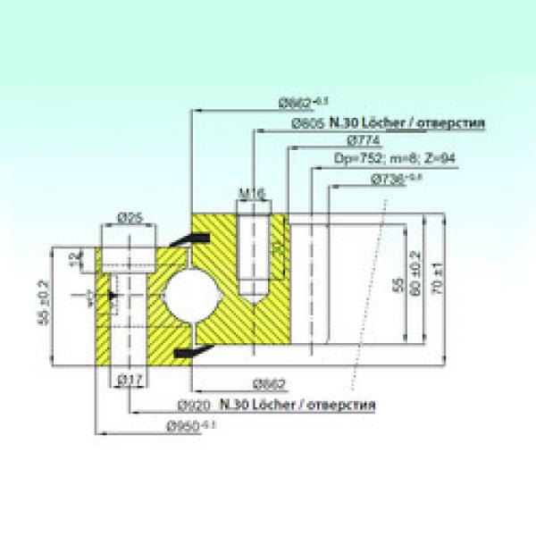 thrust ball bearing applications ZB1.25.0862.201-1SPTN ISB #1 image