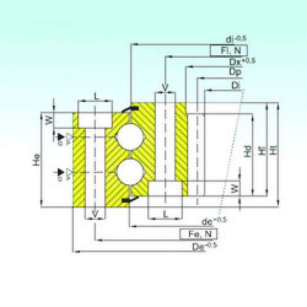 thrust ball bearing applications ZB2.22.1088.201-1SPPN ISB #1 image