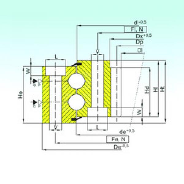 thrust ball bearing applications ZB2.28.1222.400-1SPPN ISB #1 image