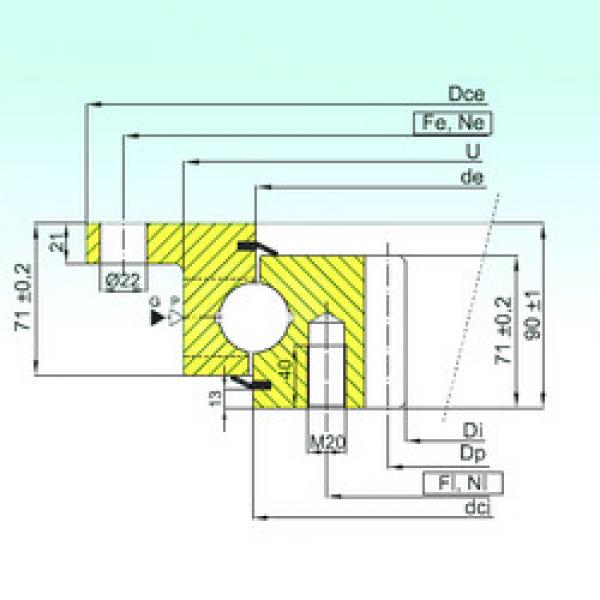 thrust ball bearing applications ZBL.30.1455.201-2SPTN ISB #1 image