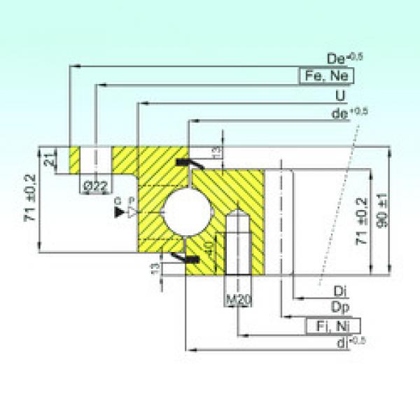 thrust ball bearing applications ZBL.30.1255.200-1SPTN ISB #1 image
