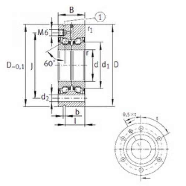 thrust ball bearing applications ZKLF1762-2RS-PE INA #1 image