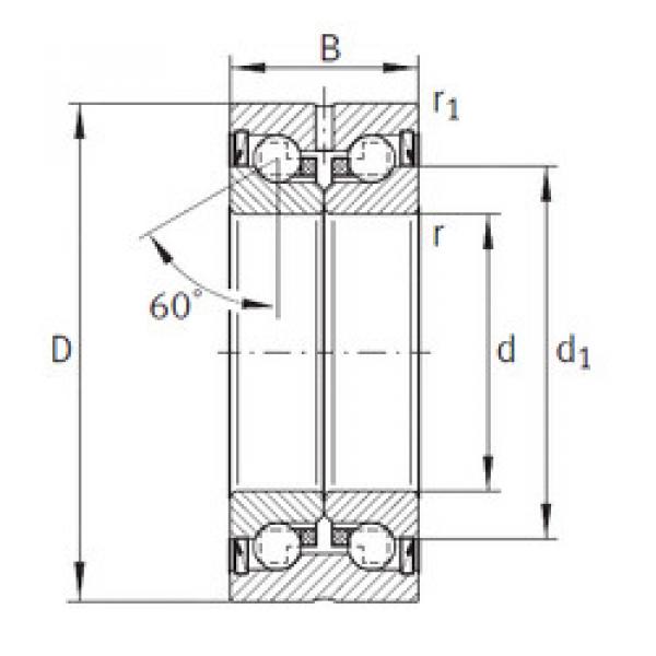 thrust ball bearing applications ZKLN0619-2Z INA #1 image