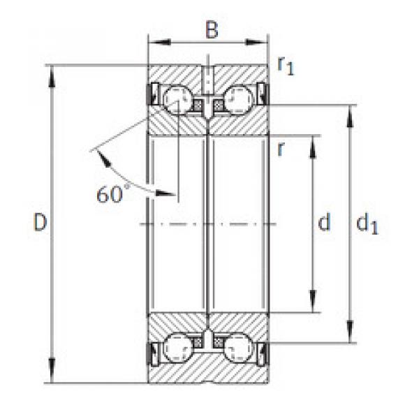 thrust ball bearing applications ZKLN1545-2RS-PE INA #1 image