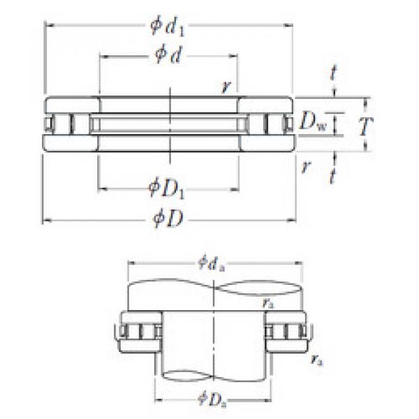 thrust ball images bearings 130TMP94 NSK #1 image