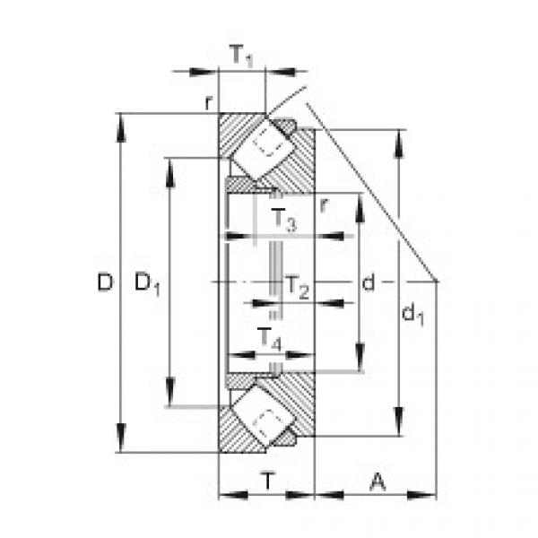 thrust ball images bearings 292/1060-E-MB FAG #1 image