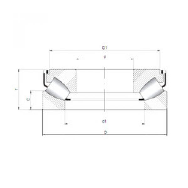 thrust ball images bearings 292/500 M ISO #1 image