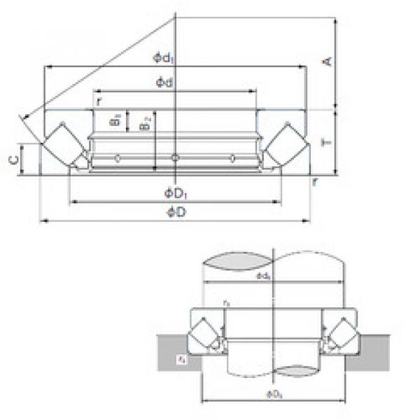 thrust ball images bearings 292/500E NACHI #1 image