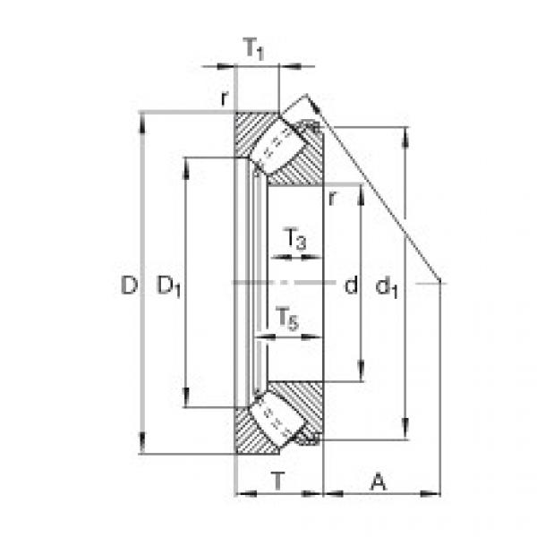 thrust ball images bearings 29440-E1 FAG #1 image