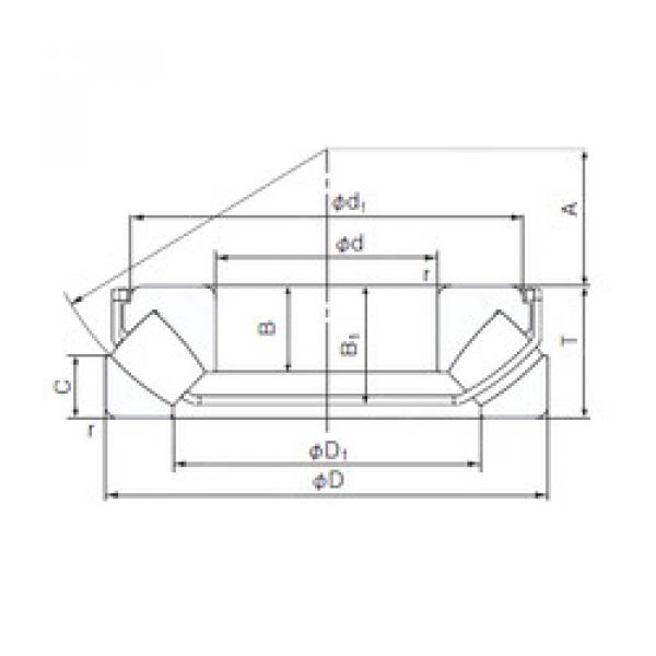 thrust ball images bearings 29320EX NACHI #1 image