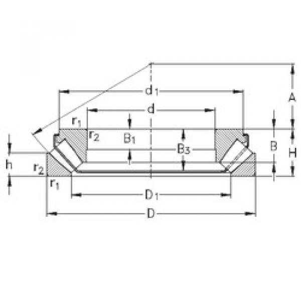 thrust ball images bearings 29322-EJ NKE #1 image