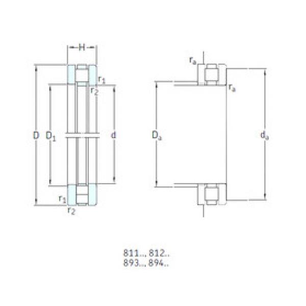 thrust ball images bearings 811/560M SKF #1 image