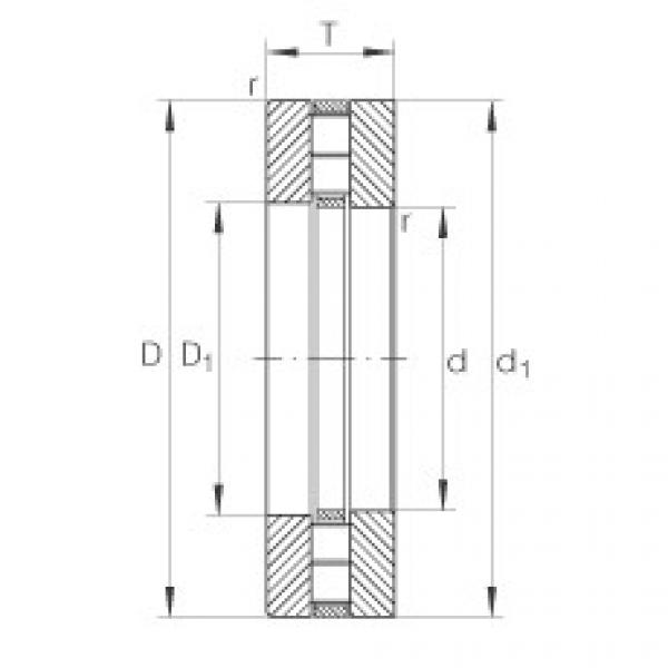 thrust ball images bearings 89313-TV INA #1 image