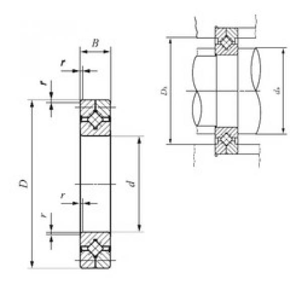 thrust ball images bearings CRB 10020 UU IKO #1 image