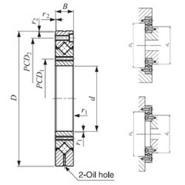 thrust ball images bearings CRBF 108 AT UU IKO #1 image