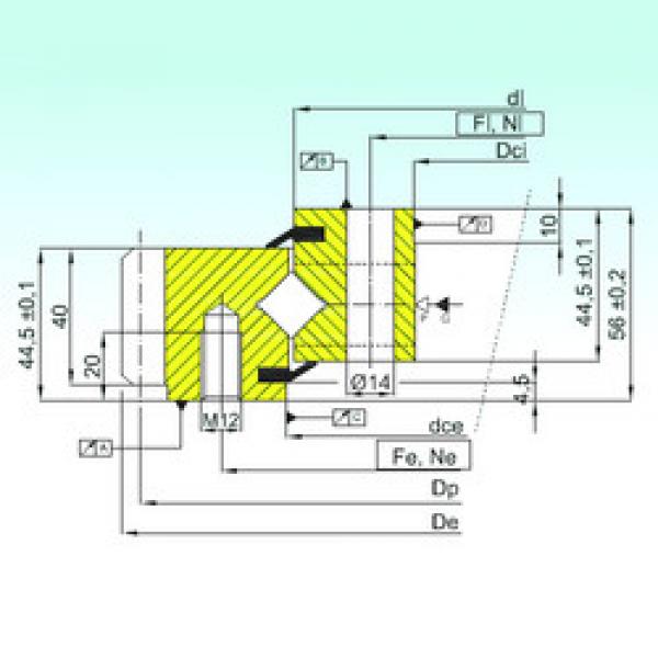 thrust ball images bearings ER1.14.0414.201-3STPN ISB #1 image