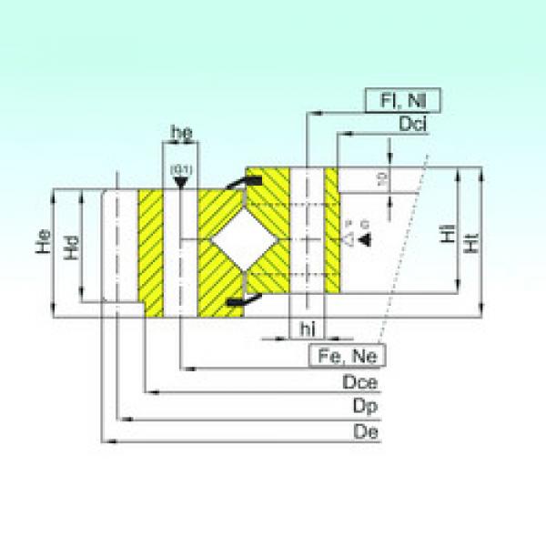 thrust ball images bearings ER1.25.0574.400-1SPPN ISB #1 image