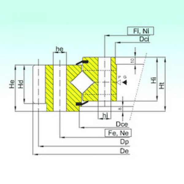 thrust ball images bearings ER1.20.0307.400-1SPPN ISB #1 image