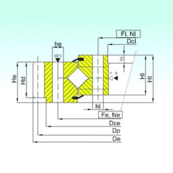 thrust ball images bearings ER1.36.1250.400-1SPPN ISB #1 image