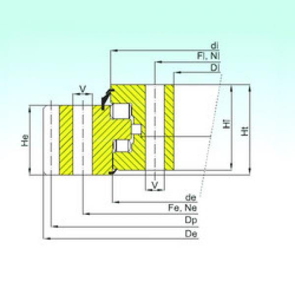 thrust ball images bearings ER3.32.4000.400-1SPPN ISB #1 image