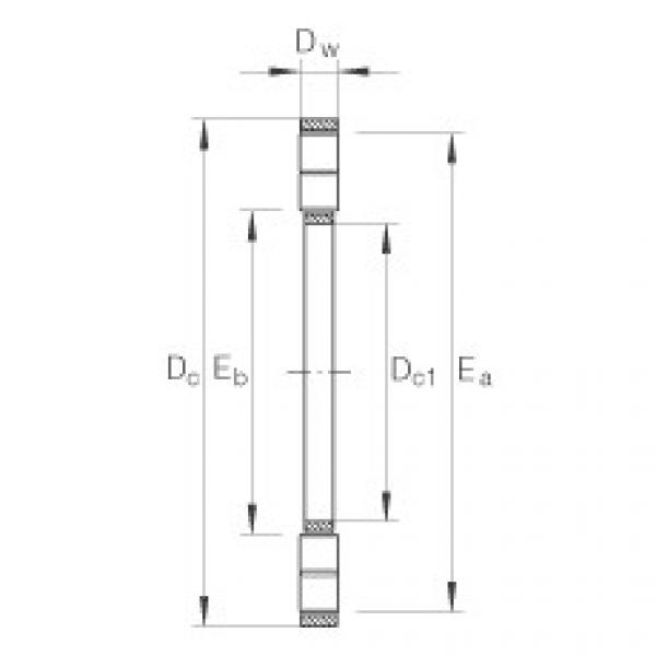 thrust ball images bearings K89308-TV INA #1 image