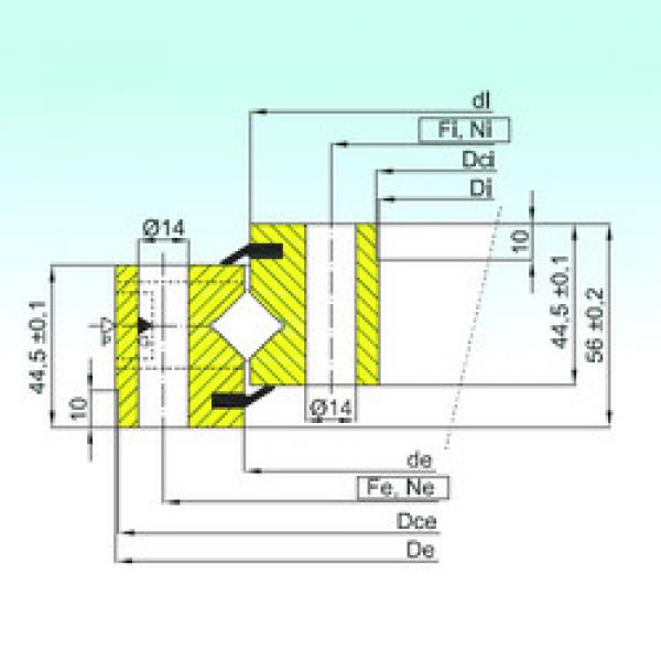 thrust ball images bearings NR1.14.0544.200-1PPN ISB #1 image