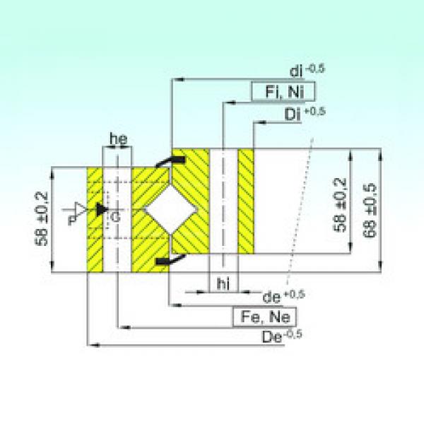 thrust ball images bearings NR1.16.1314.400-1PPN ISB #1 image