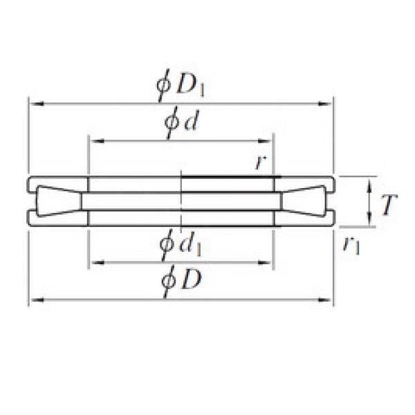 thrust ball images bearings T1120V KOYO #1 image