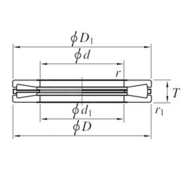 thrust ball images bearings T611 KOYO #1 image