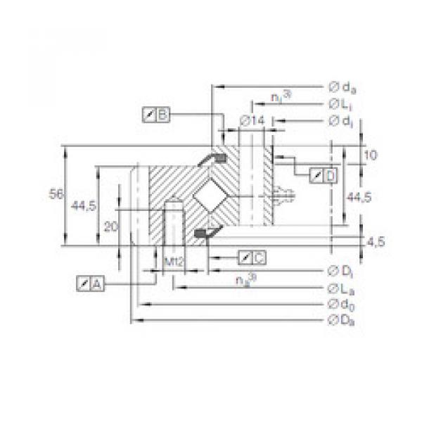 thrust ball images bearings XSA 14 0544 N INA #1 image