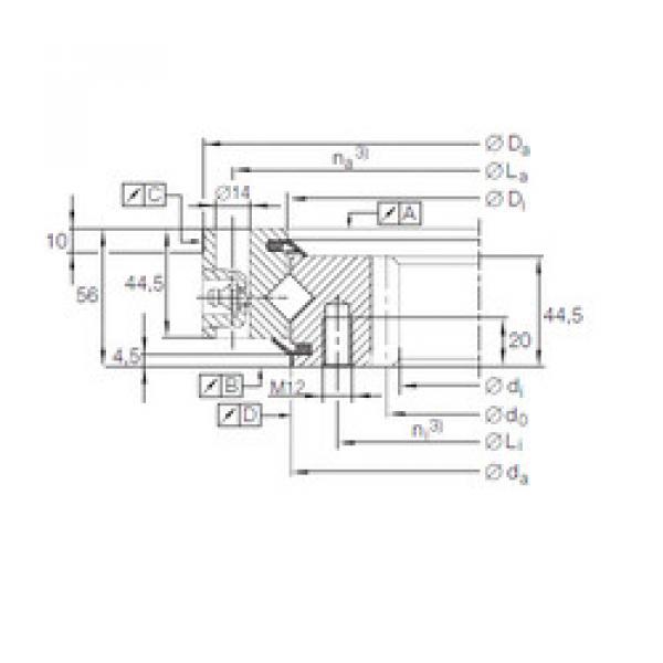 thrust ball images bearings XSI 14 0844 N INA #1 image