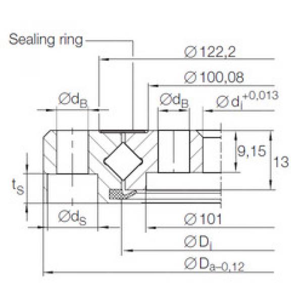 thrust ball images bearings XU 06 0111 INA #1 image