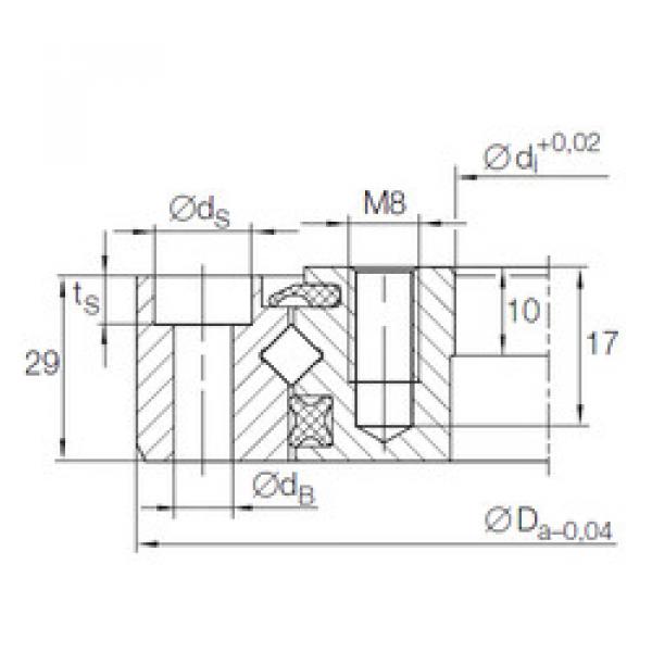 thrust ball images bearings XU 08 0120 INA #1 image