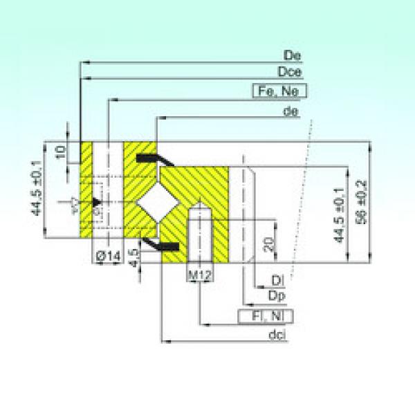 thrust ball images bearings ZR1.14.0544.200-1SPTN ISB #1 image