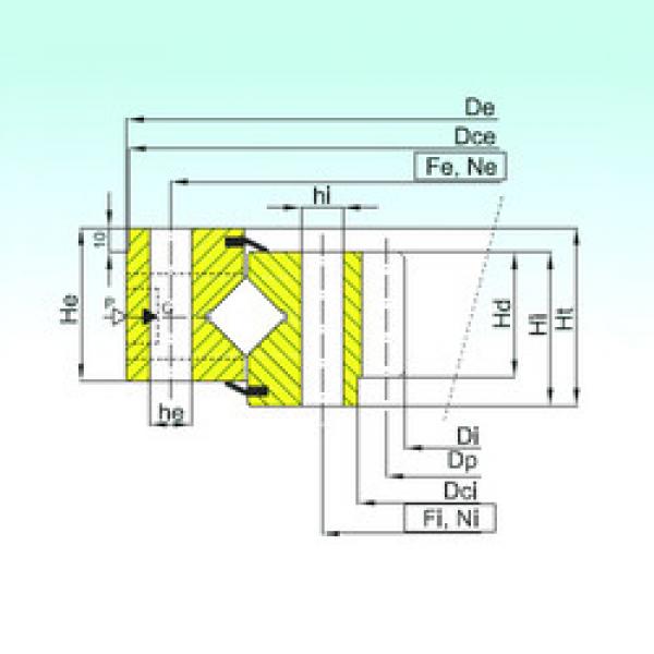 thrust ball images bearings ZR1.16.0380.400-1SPPN ISB #1 image